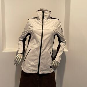 Coldsmoke Women Zip Up Jacket White/Black Size L